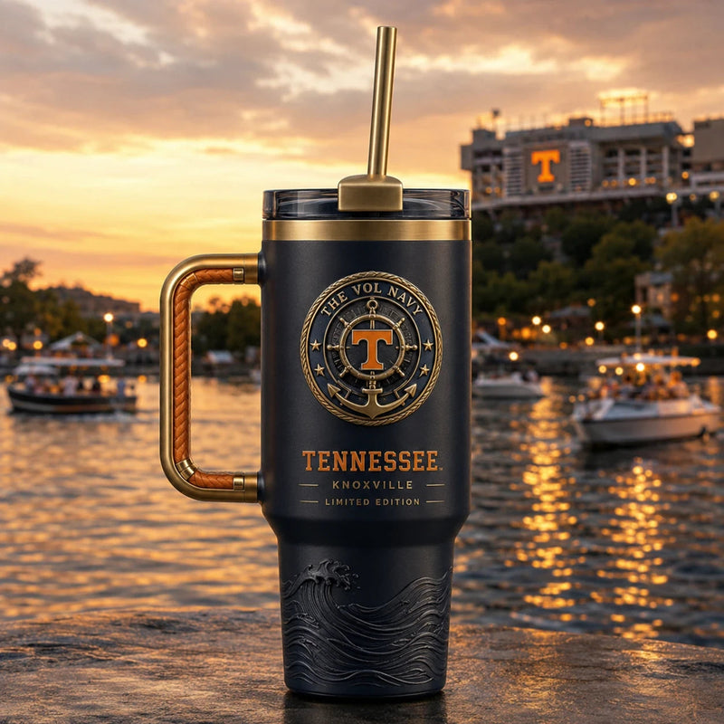 Vol Navy Anchor - TENN Maritime Crest Tumbler