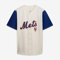 New York Mets Baseball Jersey, Cream Royal Fashion Sportswear Jersey Shirt, Lightweight Breathable Athletic Jersey, Casual Gift for Men