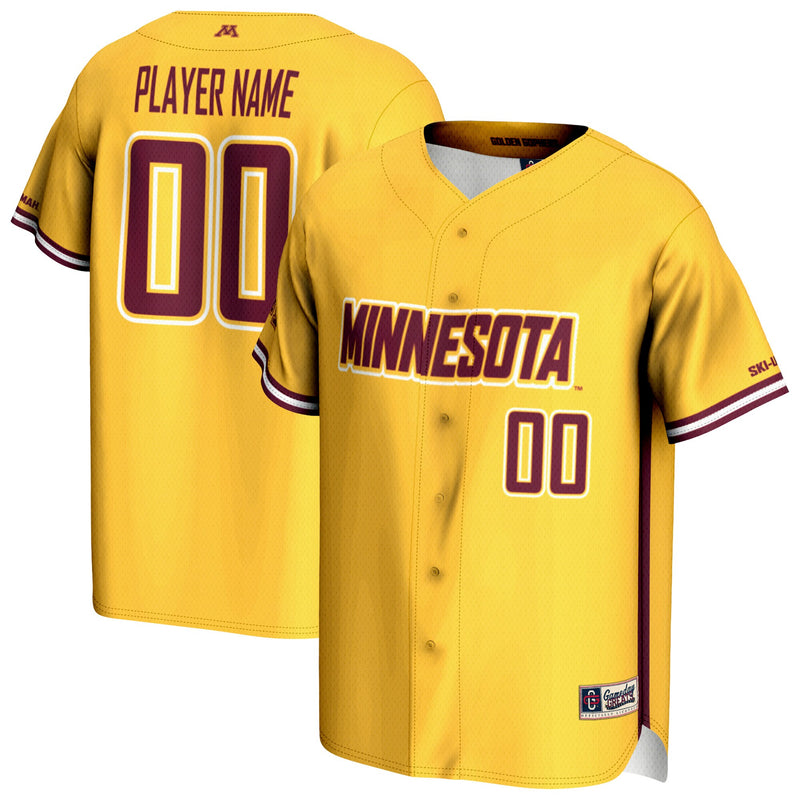 Minnesota Golden Gophers Baseball Jersey, Sportswear Jersey Shirt, Lightweight Breathable Athletic Jersey, Casual Gift for Men, Style 202883965