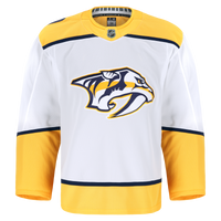 Nashville Predators Hockey Jersey, White Authentic Away Sportswear Jersey Shirt, Long Sleeve Hockey Sweater Jersey, Casual Gift for Men