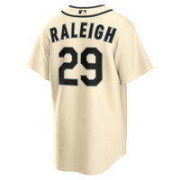 Cal Raleigh Seattle Mariners Baseball Jersey, Cream Replica Sportswear Jersey Shirt, Lightweight Breathable Athletic Jersey, Casual Gift for Men
