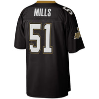Sam Mills New Orleans Saints Football Jersey, Black Replica Sportswear Jersey Shirt, Lightweight Breathable Athletic Jersey, Casual Gift for Men