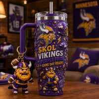 MIN Skol Purple Pride - Wraparound Game Day Tumbler Graphic