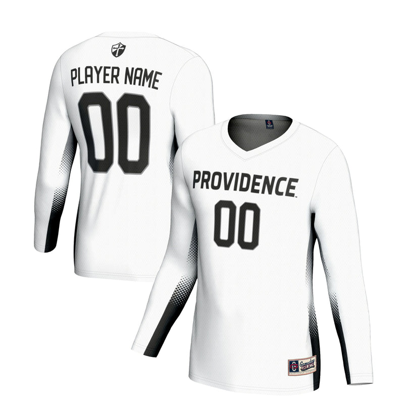 Providence Friars Volleyball Jersey, White Sportswear Jersey Shirt, Lightweight Breathable Athletic Jersey, Casual Gift for Men, Style 200461820