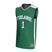 Tulane Green Wave Basketball Jersey, Fashion Lightweight Sportswear Jersey Shirt, Sleeveless Athletic Tank Jersey, Casual Gift for Men