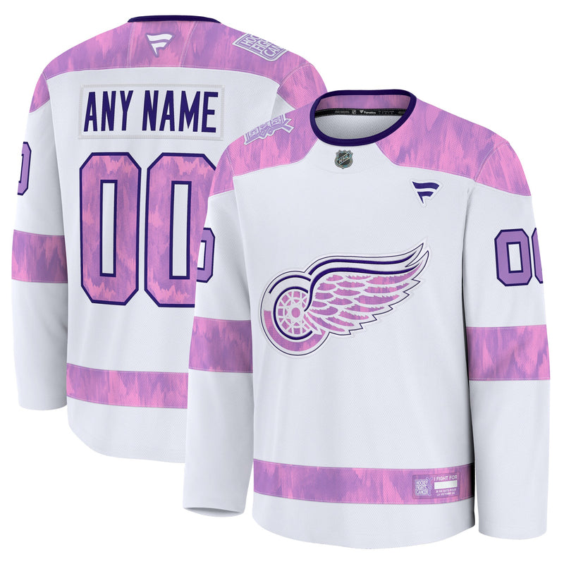 Detroit Red Wings Hockey Jersey, White Sportswear Jersey Shirt, Long Sleeve Hockey Sweater Jersey, Casual Gift for Men, Style 202532976