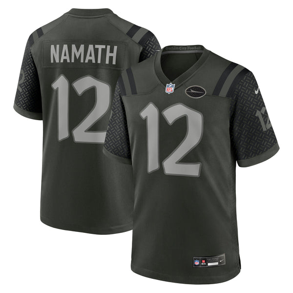 New York Jets Joe Namath Gotham Green 2025 Rivalries Collection Retired Player Game Jersey