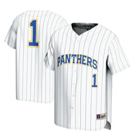 Pitt Panthers Baseball Jersey, White Lightweight Sportswear Jersey Shirt, Lightweight Breathable Athletic Jersey, Casual Gift for Men