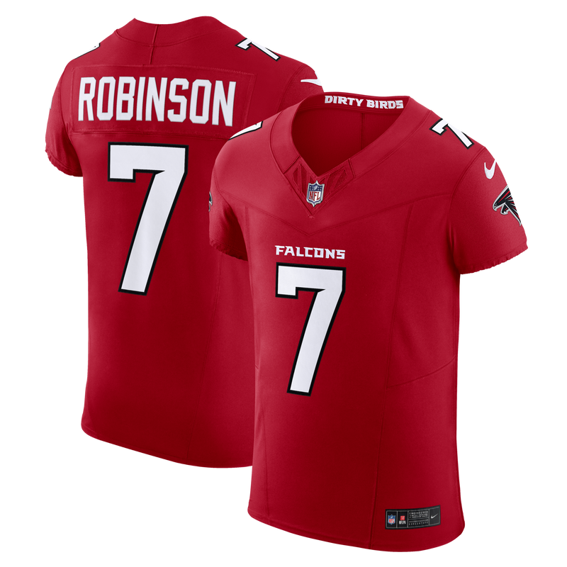 Bijan Robinson Atlanta Falcons Football Jersey, Red Elite Sportswear Jersey Shirt, Lightweight Breathable Athletic Jersey, Casual Gift for Men