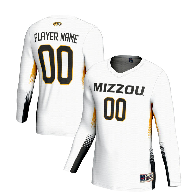 Missouri Tigers Volleyball Jersey, White Sportswear Jersey Shirt, Lightweight Breathable Athletic Jersey, Casual Gift for Men, Style 200672431