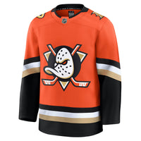 Anaheim Ducks Hockey Jersey, Orange Premium Sportswear Jersey Shirt, Long Sleeve Hockey Sweater Jersey, Casual Gift for Men, Style 202015708