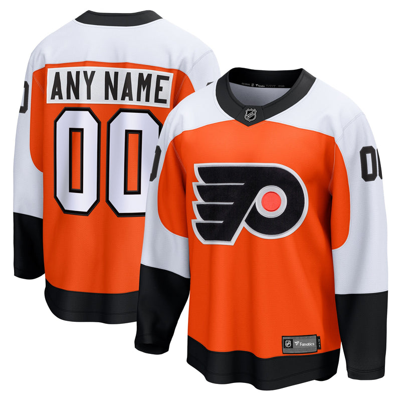 Philadelphia Flyers Hockey Jersey, Orange Sportswear Jersey Shirt, Long Sleeve Hockey Sweater Jersey, Casual Gift for Men, Style 200618040
