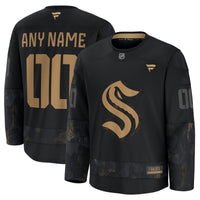 Seattle Kraken Hockey Jersey, Black Sportswear Jersey Shirt, Long Sleeve Hockey Sweater Jersey, Casual Gift for Men, Style 202533010