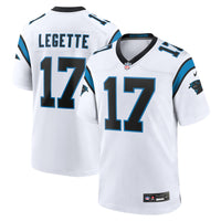 Xavier Legette Carolina Panthers Football Jersey, White Sportswear Jersey Shirt, Lightweight Breathable Athletic Jersey, Casual Gift for Men