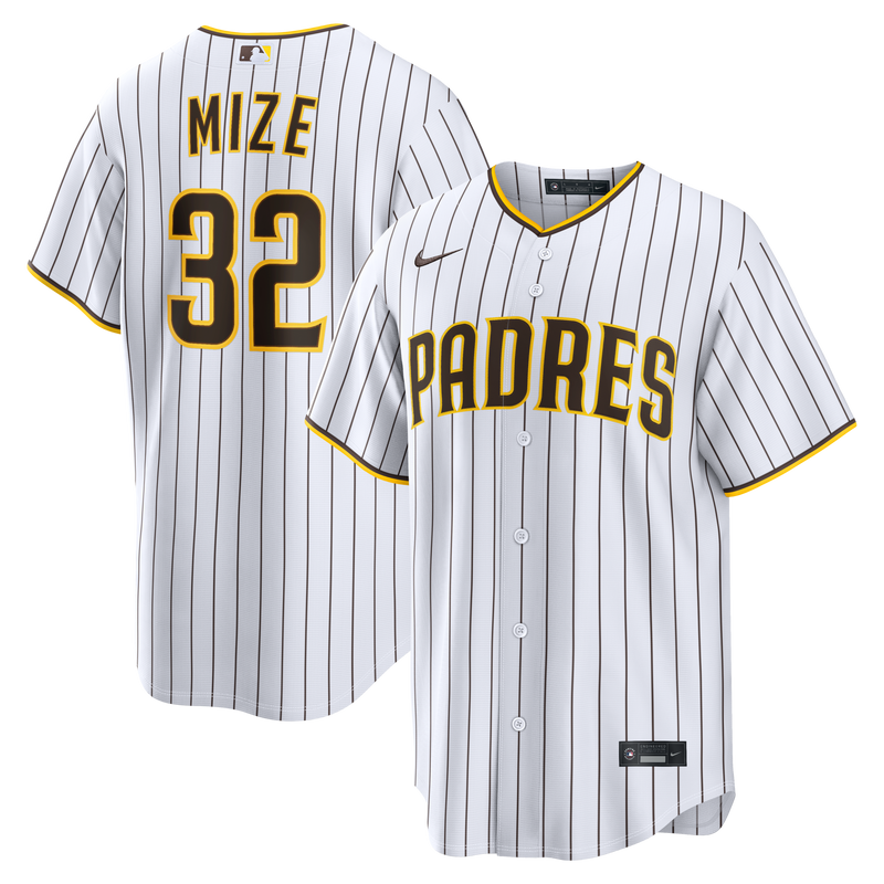 Casey Mize San Diego Padres Baseball Jersey, White Replica Sportswear Jersey Shirt, Lightweight Breathable Athletic Jersey, Casual Gift for Men