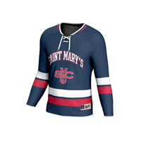Saint Mary's Gaels Hockey Jersey, Navy Sportswear Jersey Shirt, Long Sleeve Hockey Sweater Jersey, Casual Gift for Men
