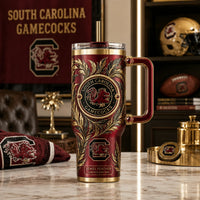 SC Crest in Gilded Foliage - A Study in Ornament and Stillness