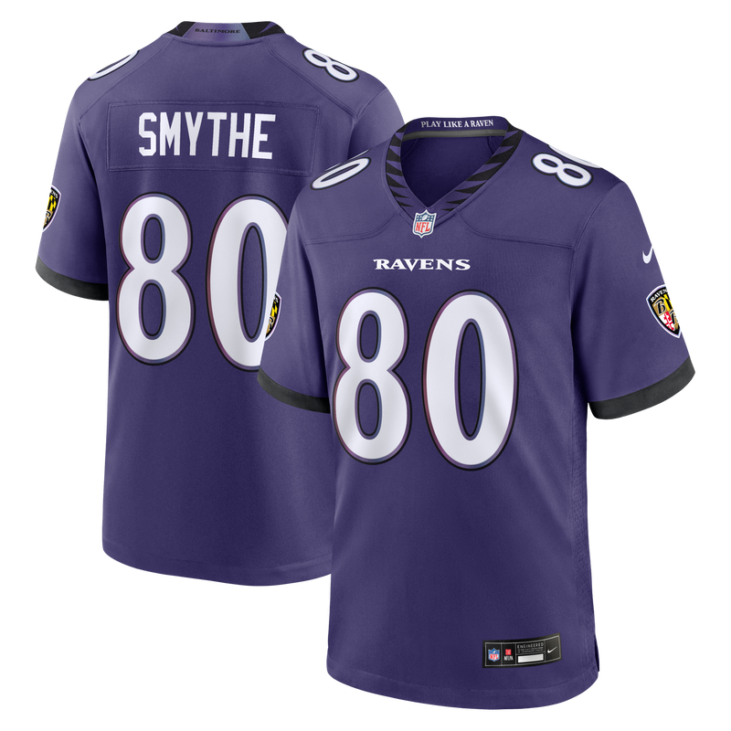 Durham Smythe Baltimore Ravens Football Jersey, Purple Game Sportswear Jersey Shirt, Lightweight Breathable Athletic Jersey, Casual Gift for Men