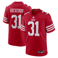 Isaac Guerendo San Francisco 49ers Football Jersey, Scarlet Sportswear Jersey Shirt, Lightweight Breathable Athletic Jersey, Casual Gift for Men