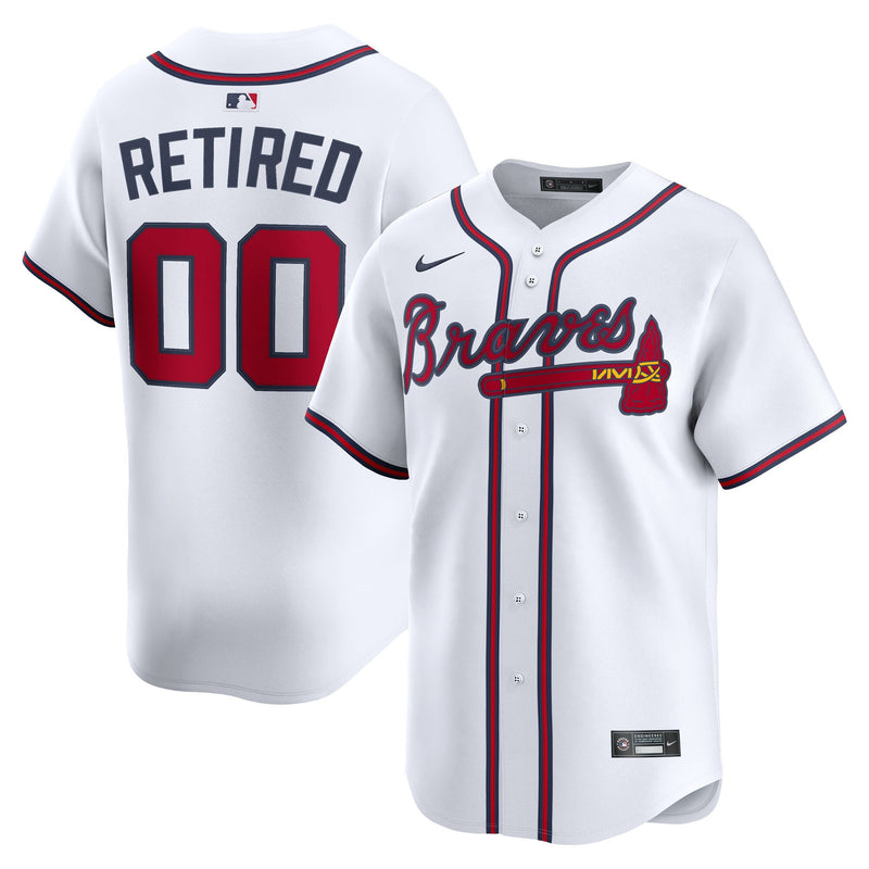 Atlanta Braves Baseball Jersey, White Sportswear Jersey Shirt, Lightweight Breathable Athletic Jersey, Casual Gift for Men, Style 202808900