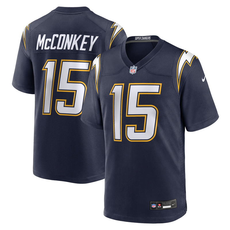 Ladd McConkey Los Angeles Chargers Football Jersey, Sportswear Jersey Shirt, Lightweight Athletic Jersey, Casual Gift for Men, Style 202633160