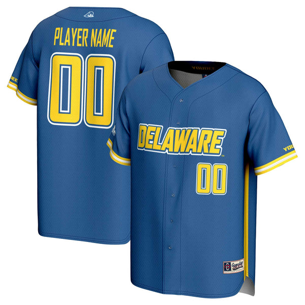 Delaware Fightin' Blue Hens NIL Pick-A-Player Baseball Lightweight Jersey - Royal