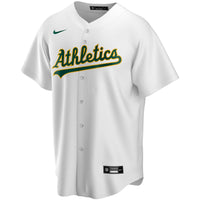 Athletics Baseball Jersey, White Replica Sportswear Jersey Shirt, Lightweight Breathable Athletic Jersey, Casual Gift for Men, Style 3811565