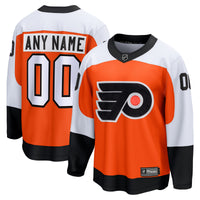 Philadelphia Flyers Hockey Jersey, Orange Sportswear Jersey Shirt, Long Sleeve Hockey Sweater Jersey, Casual Gift for Men, Style 200618040