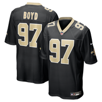 Khristian Boyd New Orleans Saints Football Jersey, Black Sportswear Jersey Shirt, Lightweight Breathable Athletic Jersey, Casual Gift for Men
