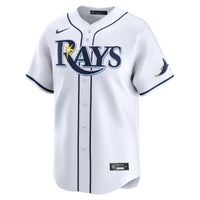Brandon Lowe Tampa Bay Rays Baseball Jersey, White Limited Sportswear Jersey Shirt, Lightweight Breathable Athletic Jersey, Casual Gift for Men