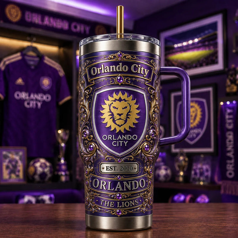 ORL Heritage Crest - Purple and Gold Ornamental Tumbler