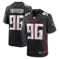 Zach Harrison Atlanta Falcons Football Jersey, Black Game Sportswear Jersey Shirt, Lightweight Breathable Athletic Jersey, Casual Gift for Men