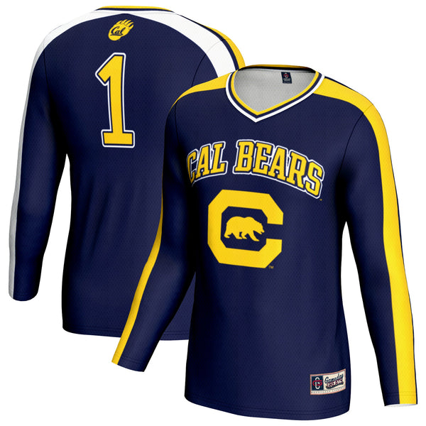 Cal Bears #1 Lightweight Volleyball Fashion Jersey - Navy