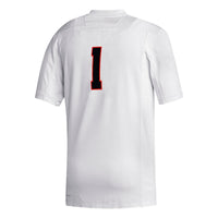 Texas Tech Red Raiders Football Jersey, White Replica Sportswear Jersey Shirt, Lightweight Breathable Athletic Jersey, Casual Gift for Men