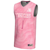 LSU Tigers Basketball Jersey, Pink Fashion Lightweight Sportswear Jersey Shirt, Sleeveless Athletic Tank Jersey, Casual Gift for Men