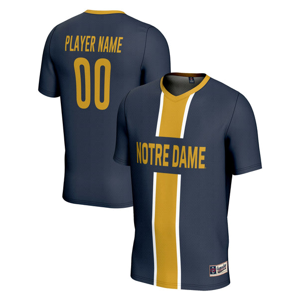 Notre Dame Fighting Irish Pick-A-Player NIL Soccer Jersey - Navy
