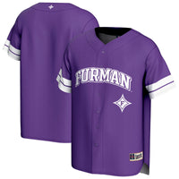 Furman Paladins Baseball Jersey, Purple Sportswear Jersey Shirt, Lightweight Breathable Athletic Jersey, Casual Gift for Men