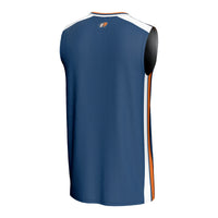 Bucknell Bison Basketball Jersey, Blue Sportswear Jersey Shirt, Sleeveless Athletic Tank Jersey, Casual Gift for Men