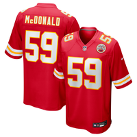 Cooper McDonald Kansas City Chiefs Football Jersey, Red Sportswear Jersey Shirt, Lightweight Breathable Athletic Jersey, Casual Gift for Men