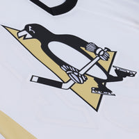 Sidney Crosby Pittsburgh Penguins Hockey Jersey, White Sportswear Jersey Shirt, Long Sleeve Hockey Sweater Jersey, Casual Gift for Men