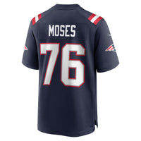 Morgan Moses New England Patriots Football Jersey, Navy Sportswear Jersey Shirt, Lightweight Breathable Athletic Jersey, Casual Gift for Men