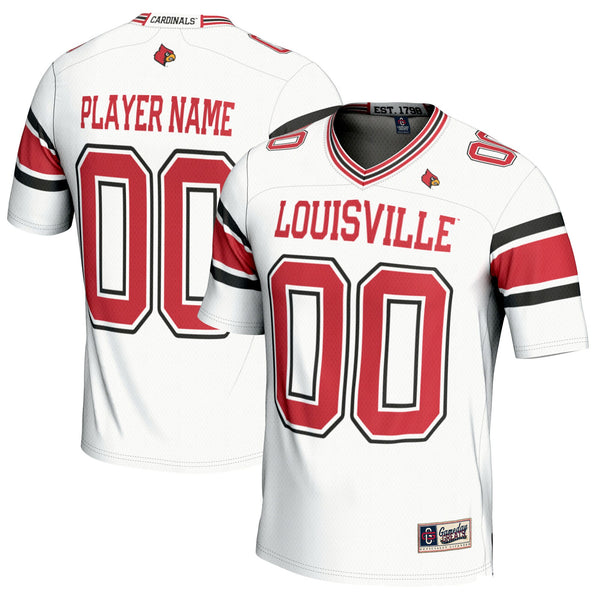 Louisville Cardinals NIL Pick-A-Player Football Jersey - White