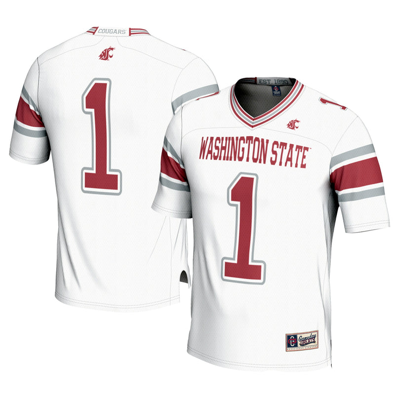 Washington State Cougars Football Jersey, Sportswear Jersey Shirt, Lightweight Breathable Athletic Jersey, Casual Gift for Men, Style 200425334