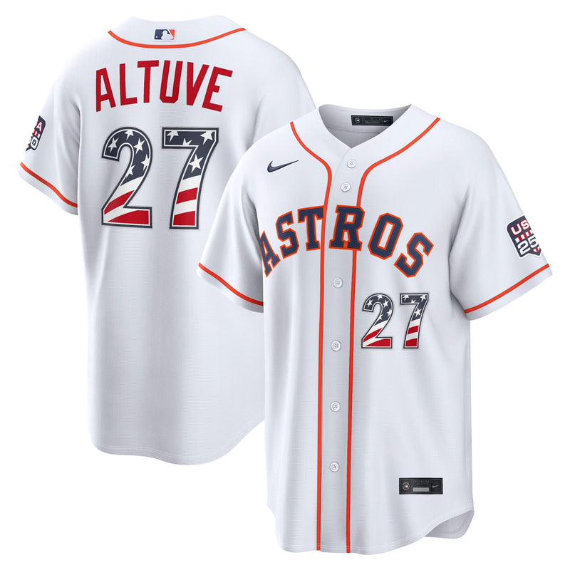 Jose Altuve Houston Astros Baseball Jersey, White Sportswear Jersey Shirt, Lightweight Breathable Athletic Jersey, Casual Gift for Men