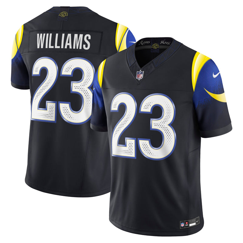 Kyren Williams Los Angeles Rams Football Jersey, Blue Sportswear Jersey Shirt, Lightweight Breathable Athletic Jersey, Casual Gift for Men