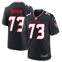 Derrick Graham Houston Texans Football Jersey, Navy Game Sportswear Jersey Shirt, Lightweight Breathable Athletic Jersey, Casual Gift for Men