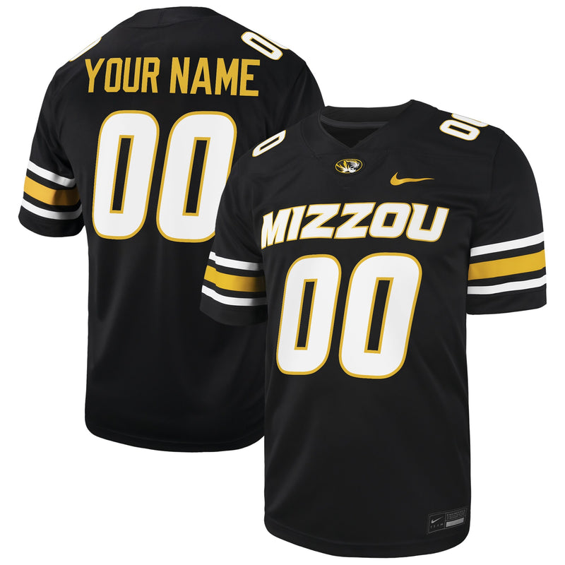 Missouri Tigers Football Jersey, Black Sportswear Jersey Shirt, Lightweight Breathable Athletic Jersey, Casual Gift for Men, Style 200461653