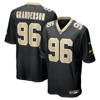 Carl Granderson New Orleans Saints Football Jersey, Black Sportswear Jersey Shirt, Lightweight Breathable Athletic Jersey, Casual Gift for Men