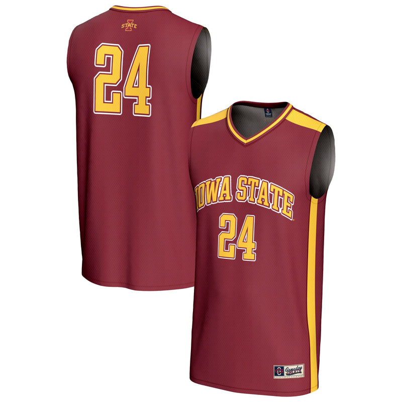 Iowa State Cyclones Basketball Jersey, Cardinal Sportswear Jersey Shirt, Sleeveless Athletic Tank Jersey, Casual Gift for Men, Style 202219753