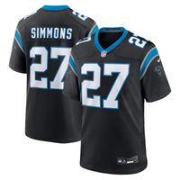 Isaiah Simmons Carolina Panthers Football Jersey, Black Sportswear Jersey Shirt, Lightweight Breathable Athletic Jersey, Casual Gift for Men